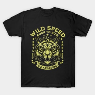 WILD SPEED BORN TO RIDE - TIGER T-Shirt